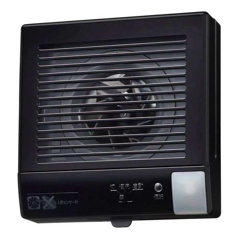 KPT-08J-BK パイプ用ファン 人感センサー付 [強制排気用]ブラック