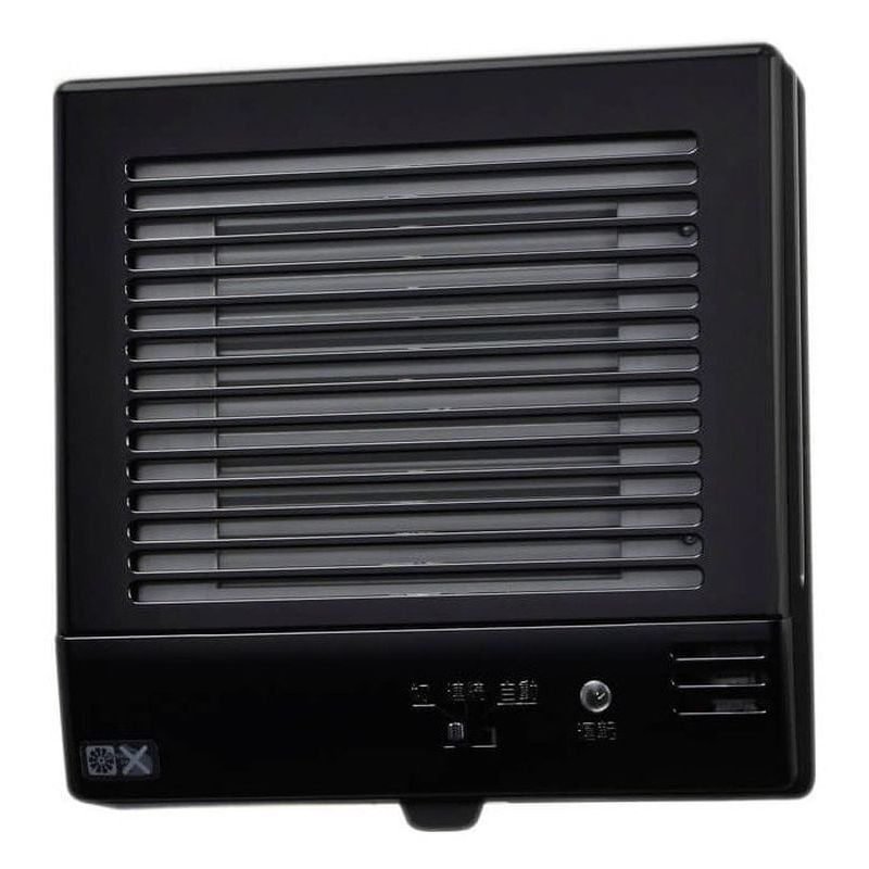 KPT-08HSD-BK パイプ用ファン 湿度センサー+電気式シャッター付[強制排気用]ブラック
