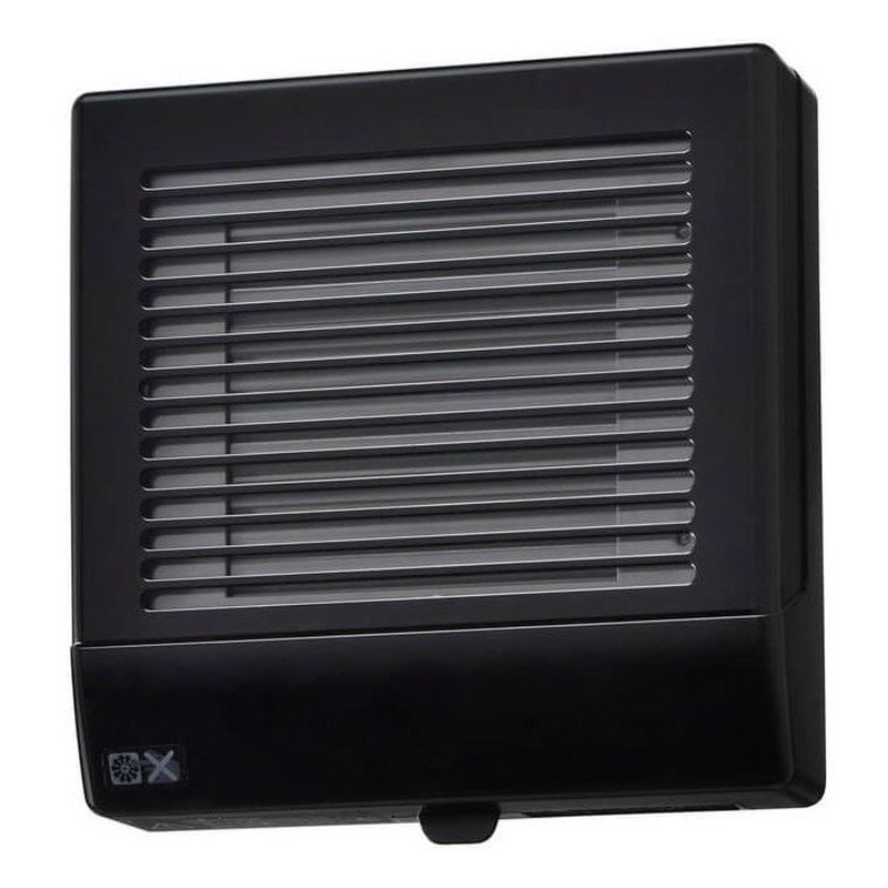 KPT-08S-BK パイプ用ファン 電気式シャッター付[強制排気用]ブラック