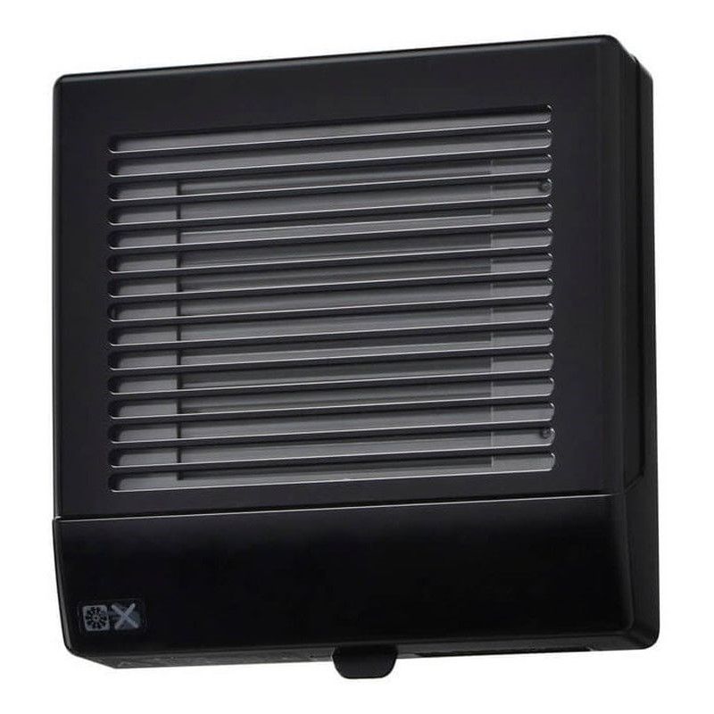 KPT-08SD-BK パイプ用ファン 電気式シャッター付[強制排気用]ブラック