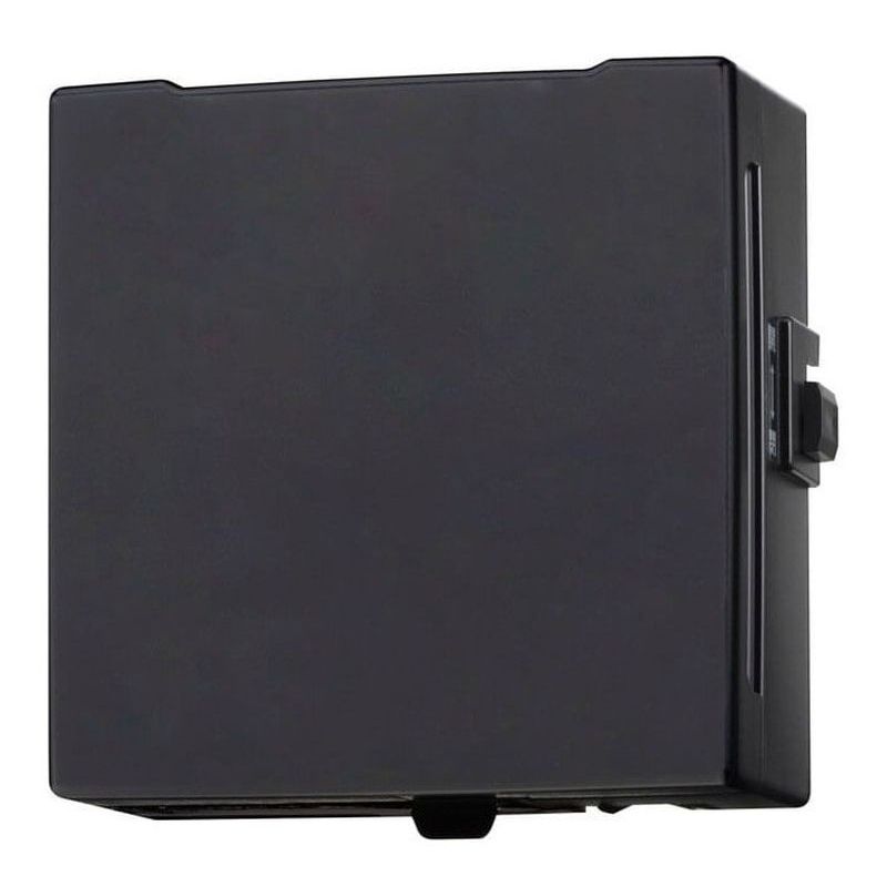 KPQ-08FD-PM-BK 給気ファン(PM2.5対応) インテリアパネル･手動式シャッター(花粉対応)[強制給気用]ブラック