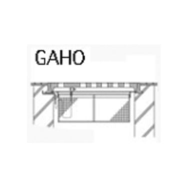GAHO 落葉ダストキャッチャー付き 受枠付き格子網 鎖付
