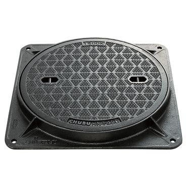 中部コーポレーション CMD-1 ハイグリップマンホールカバー【水封型・重荷重用(敷25t)】