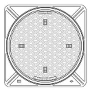 長谷川 DMHA マンホールカバー【鋳鉄製･水封形】
