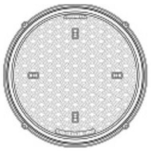 長谷川 DMHA-R2P マンホールカバー【鋳鉄製･簡易密閉形】