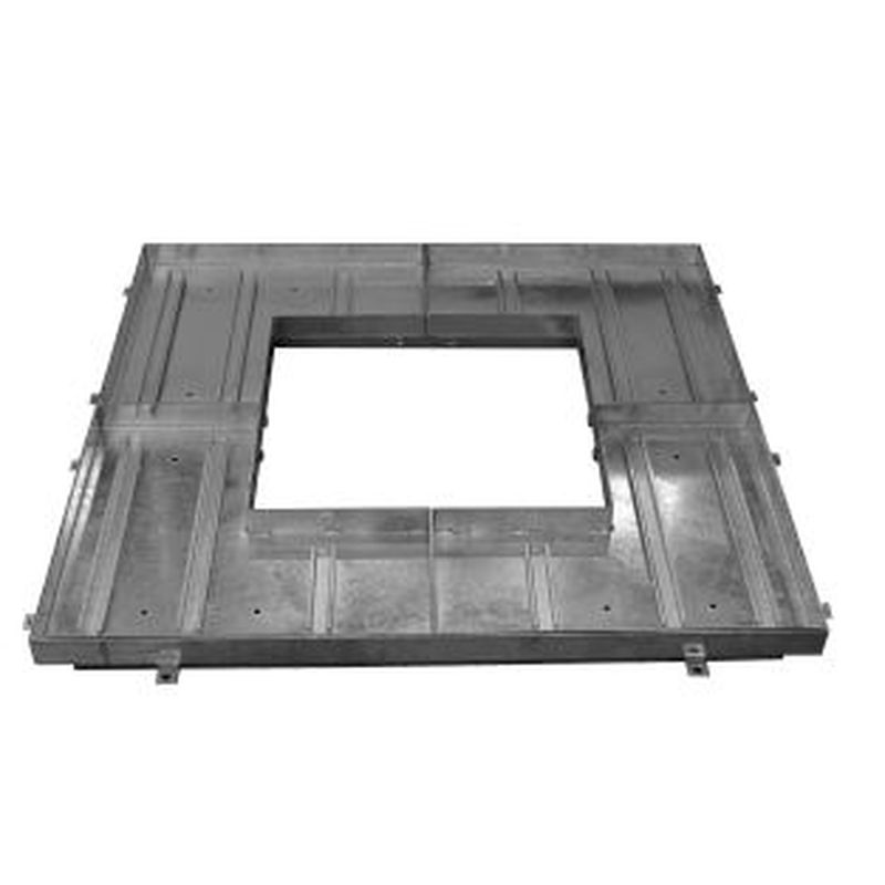 福西鋳物 GMS-SZEB-1240 スチール製化粧用グリーンメイト 角型･自然石･T-2