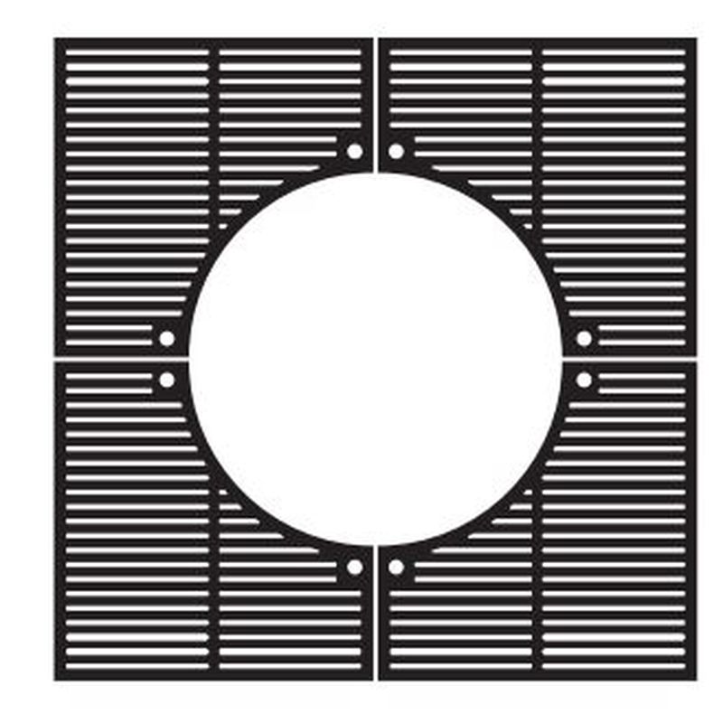 福西鋳物 G-7000-K2A 細目仕様グリーンメイト(細目フラットタイプ･クリスタル模様付)