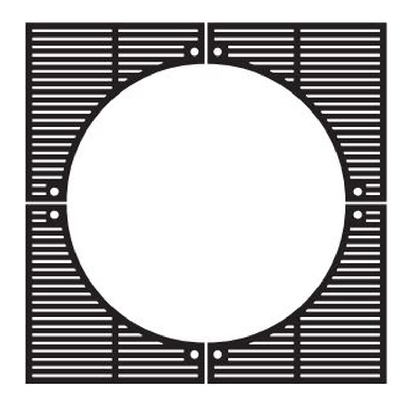 福西鋳物 G-7000-K2F 細目仕様グリーンメイト(細目フラットタイプ･クリスタル模様付)