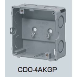 CDO-4AKMA□ 軽間アウトレットボックスR (平塗代カバー付) (軽間シリーズ)