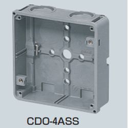 CDO-□-ASS 埋込四角アウトレットボックス (極薄型)