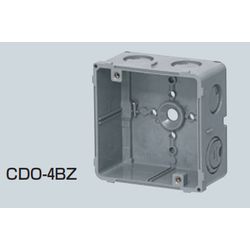 CDO-□Z 埋込四角アウトレットボックス (スタット無)