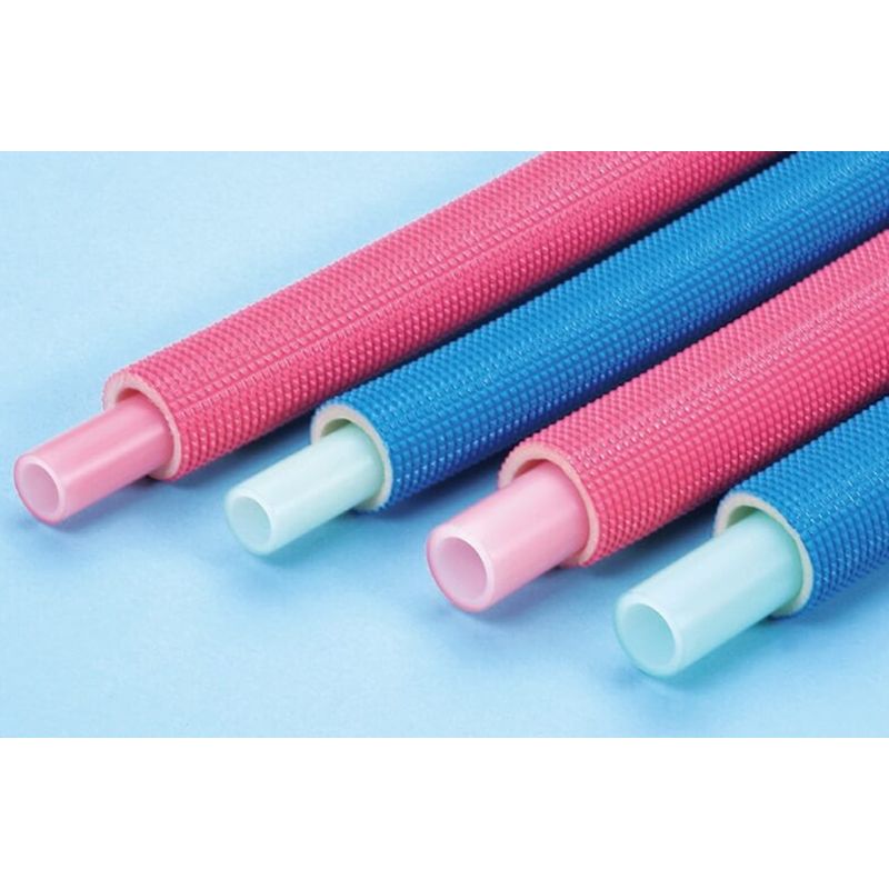 EPT-G05W 架橋ポリエチレン保温材付パイプ 融着タイプ(二層管)(5mm厚)直管 給水用（EPT-G05W 交联聚乙烯保温复合管 熔接类型（双层管）（5mm厚）直管 冷水用）