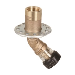 HDF-F4-Z クリアロックS ロング丸座付45°エルボ