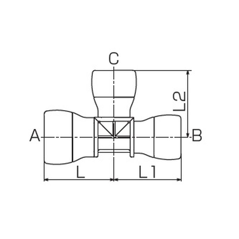 718116 X-Q-Qチーズ QSジョイントクリア (PEX) - 画像2