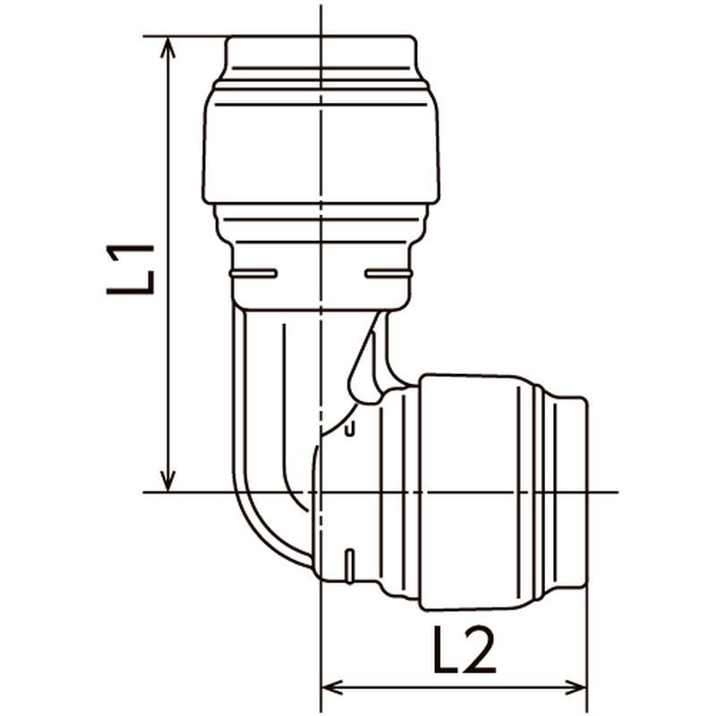 RPL84 ショートエルボ ダブルロックジョイントRevos - 画像2