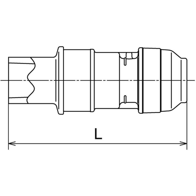 WPJ27 HIVP変換アダプター ダブルロックジョイントP - 画像2