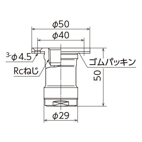 WJ17 配管アダプター (青銅) ダブルロックジョイント - 画像2
