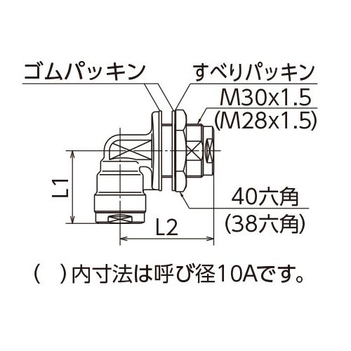 WL7 UB貫通金具 ダブルロックジョイント - 画像2