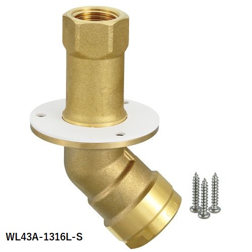 WL43 床取出しアダプター 45°タイプ ダブルロックジョイント - 画像2
