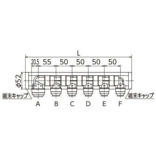 WPRHSB48 ヘッダーセット 都営住宅仕様 - 画像2