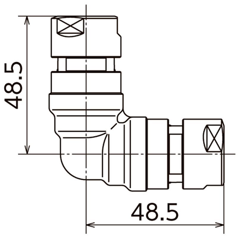 CML3-13-S エルボソケット CML3型 カポリメタル - 画像2