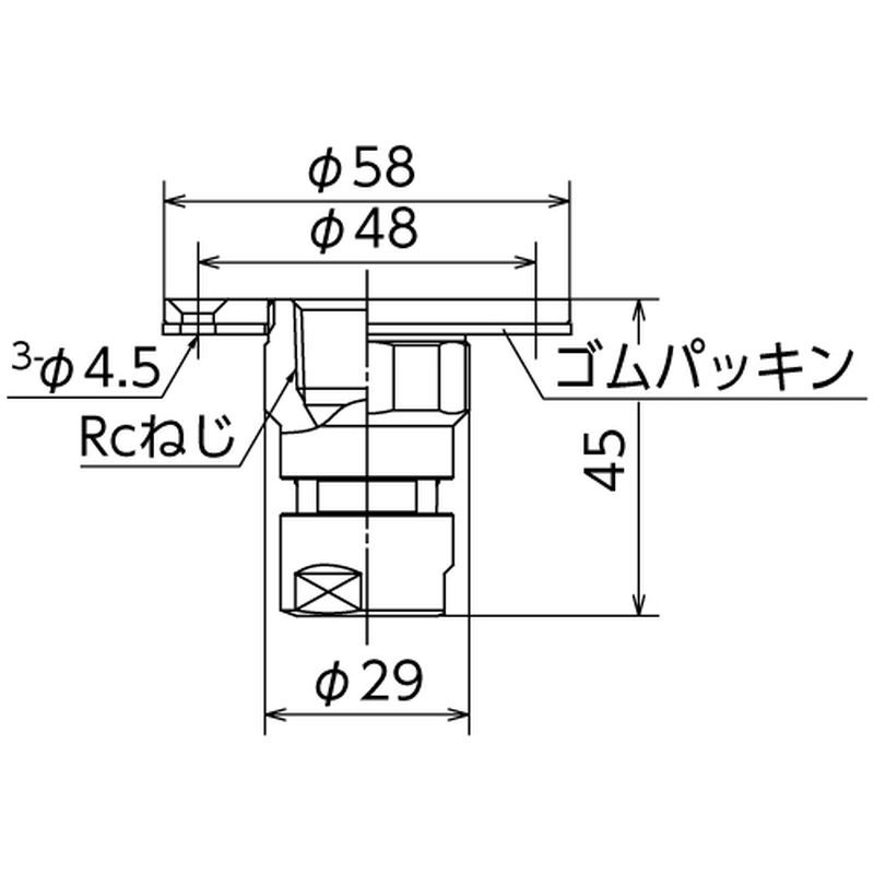 CMJ8-1313C-S 配管アダプター CMJ8型 カポリメタル - 画像2