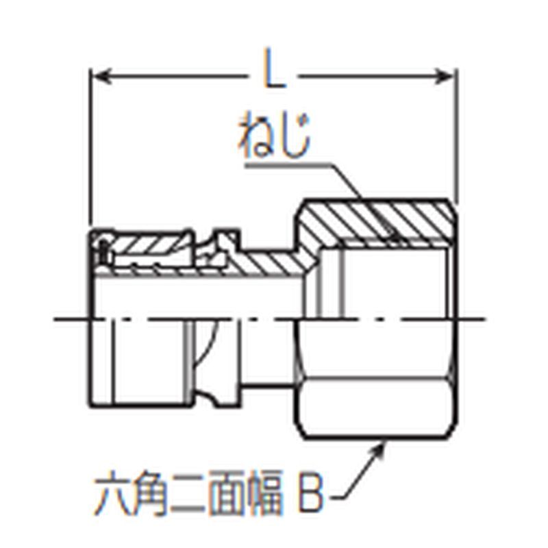 WM 水栓アダプターめねじ - 画像2