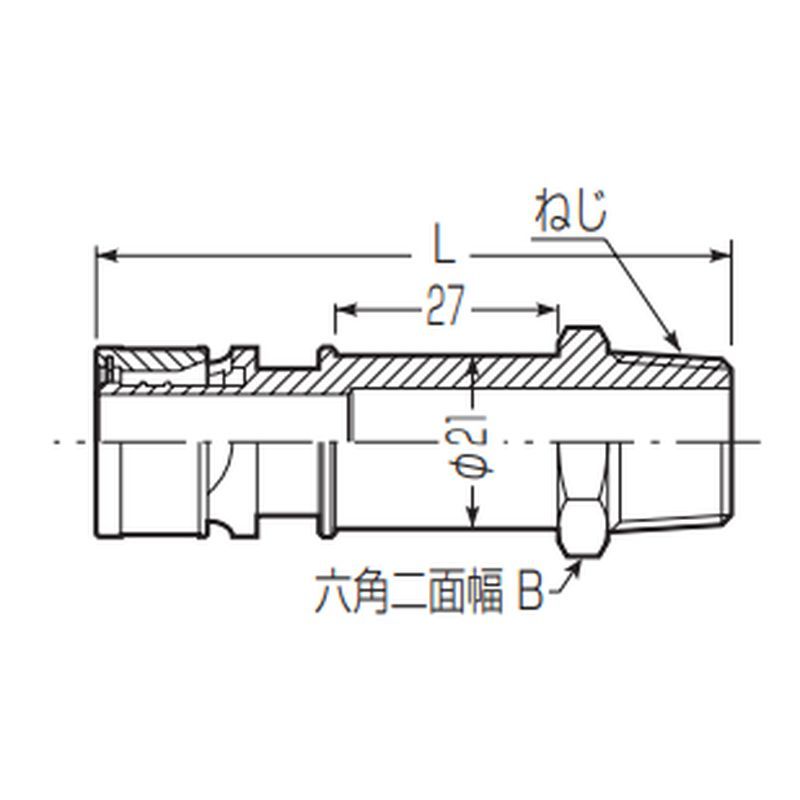 WOL 水栓胴長アダプター - 画像2