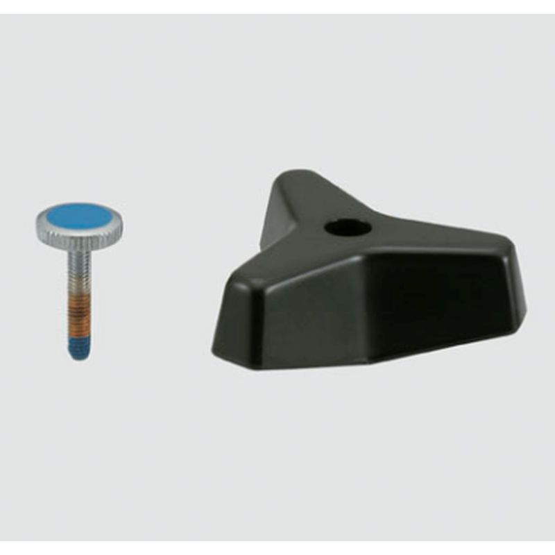 LIXIL A-071-1 Aハンドル(青ビス付･水用)(樹脂製黒)