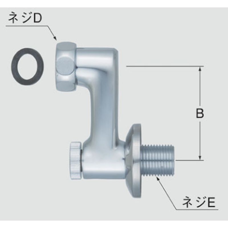 LIXIL A-1452 取付脚(逆止弁､水抜栓付)