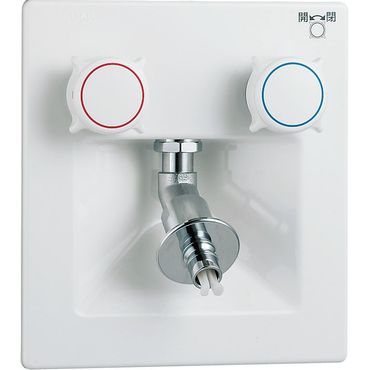 LIXIL SF-8RQ-DS 緊急止水弁付埋込2ハンドル混合水栓(樹脂配管用)