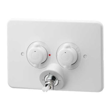 カクダイ 127-102W 洗濯機用混合栓 立ち上がり配管用