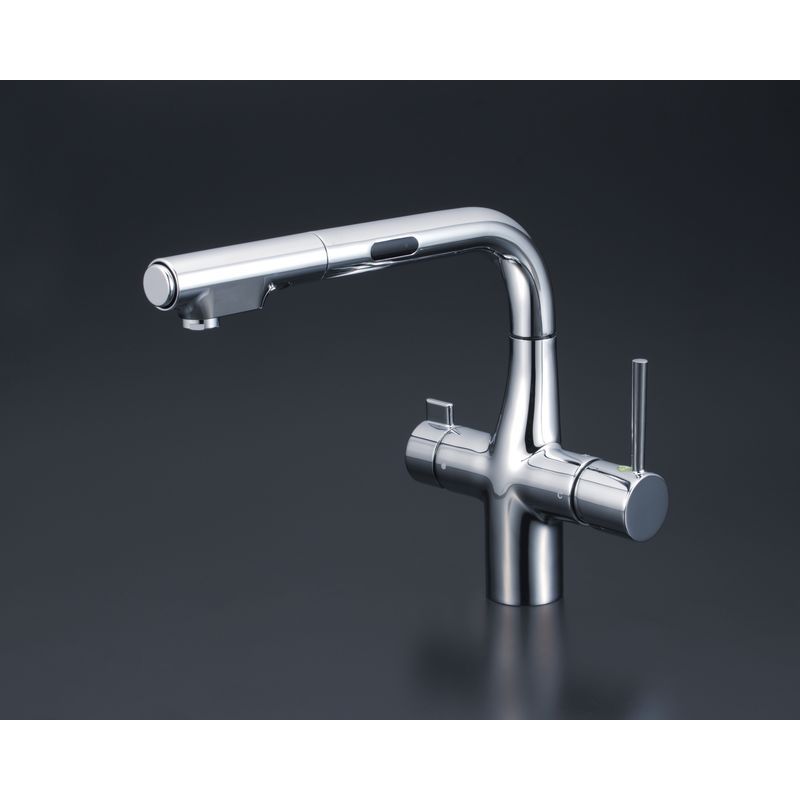 KM6131SCEC 浄水器付シングルレバー式シャワー付混合栓(センサー付き)