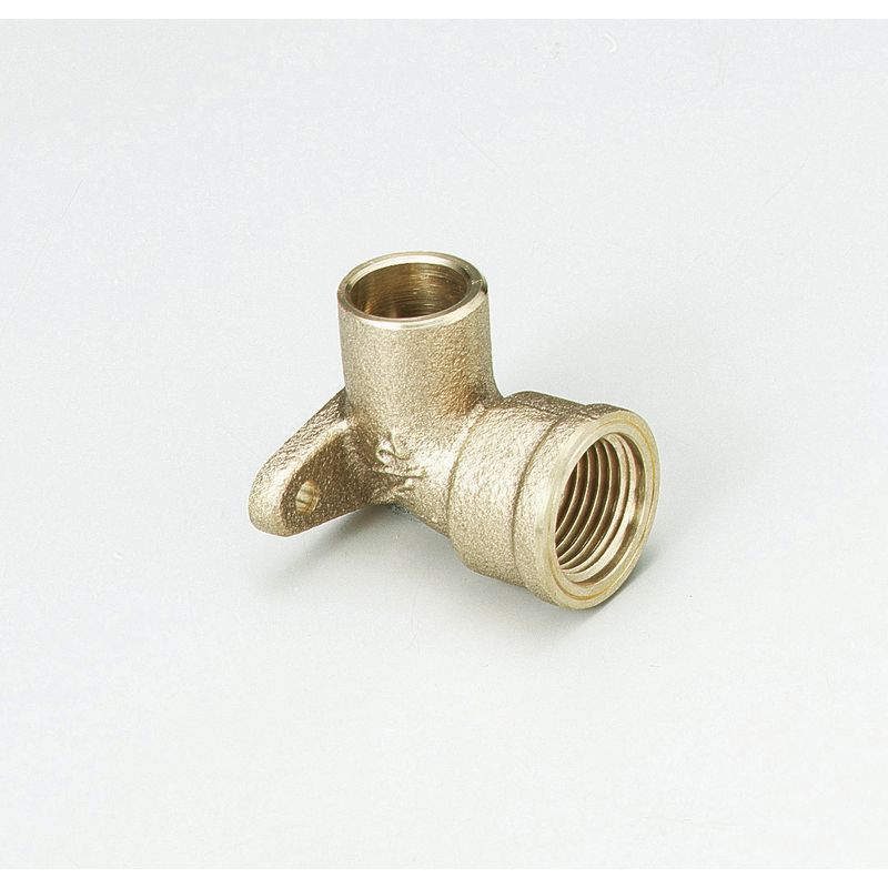Z730 銅管用座付水栓エルボ13(1/2)×15.88