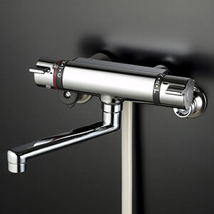 KVK KF800WTHS サーモスタット式シャワー 洗い場・浴槽兼用水栓 寒冷地用 撥水