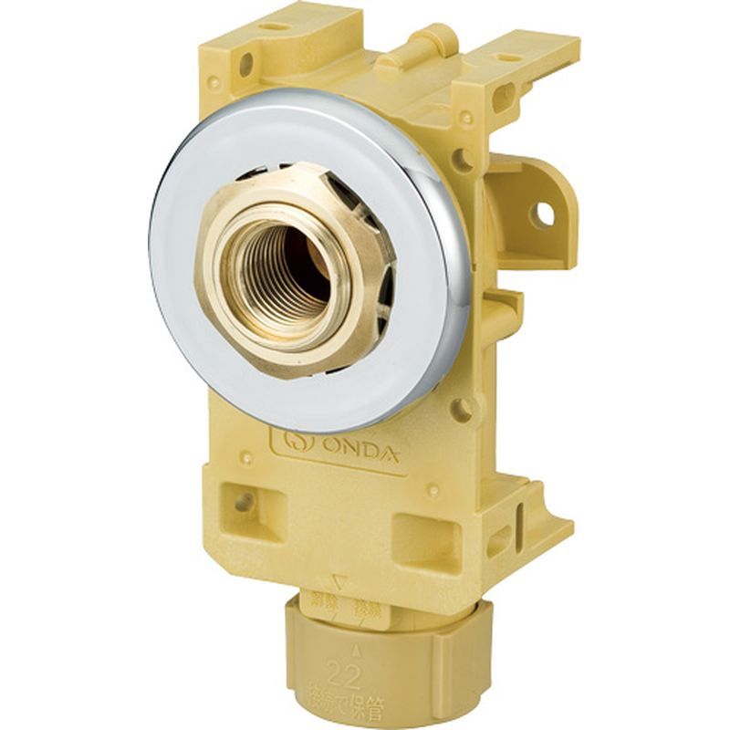 WGX2 カポリ水栓ボックス Rp1/2ねじ 壁板厚12~15mm･18~22mm･24~27mm用
