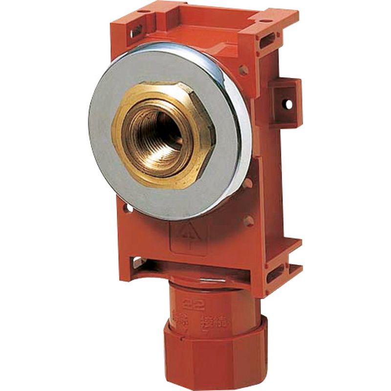 WA4 水栓ジョイントボックス Rp1/2ねじ A-4 壁板厚9~12mm