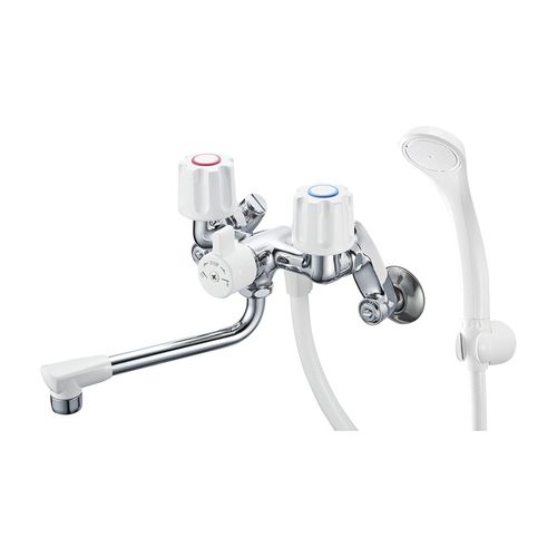 SK1104DK-W-13 ツーバルブシャワー混合栓(一時止水)寒冷地用