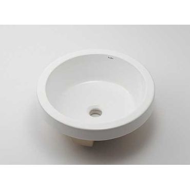 カクダイ 493-167 丸型洗面器 オーバーフロー付
