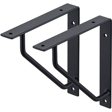 SANEI W21070-2-D アイアンブラケット 2個入 ビス付 鉄 耐荷重5kg