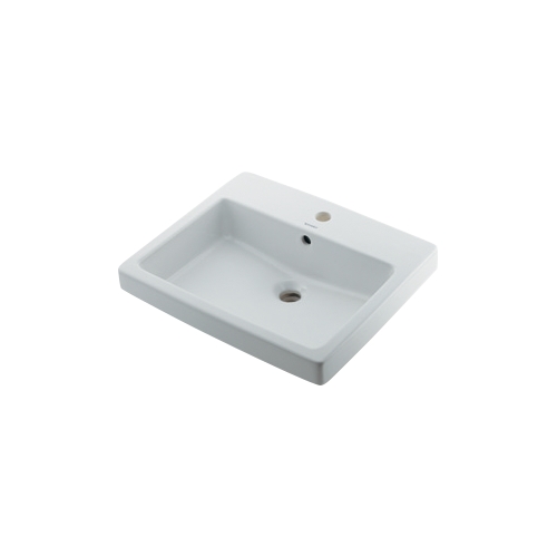 カクダイ #DU-0315550000 角型洗面器 1ホール