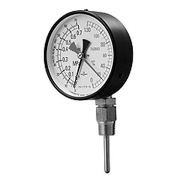 山本計器 1.0Mpa 130℃ S型水高計 100φ