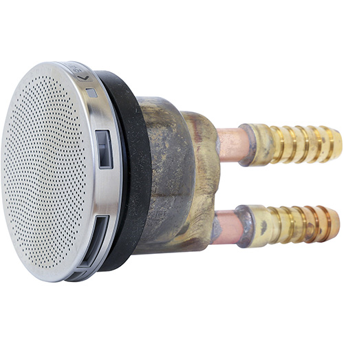 SANEI T412-8 一口循環接続金具 黄銅 バンド2個付