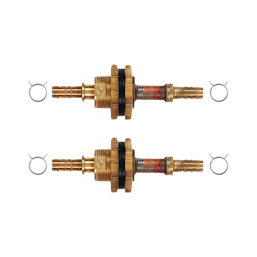 カクダイ 416-455 ユニットバス貫通金具(ペアホース用) 10A