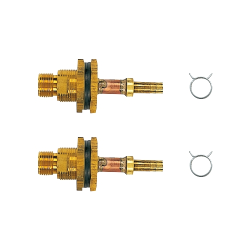 カクダイ 416-457 ユニットバス貫通金具(ペアホース用) 10A