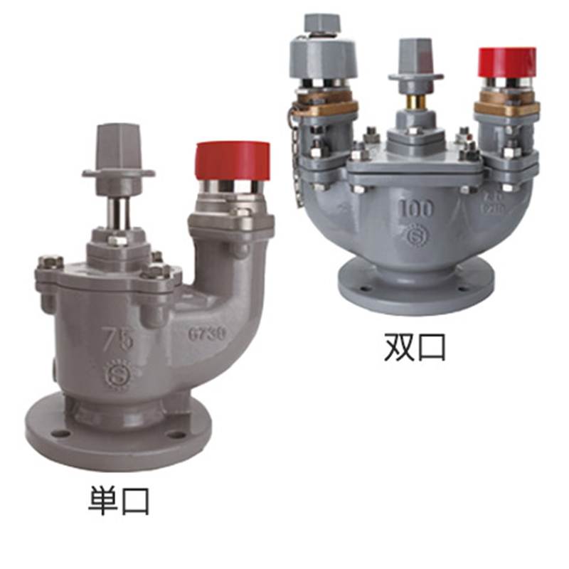 清水工業 SFJ7.5W 7.5KB103地下式消火栓 双口 左