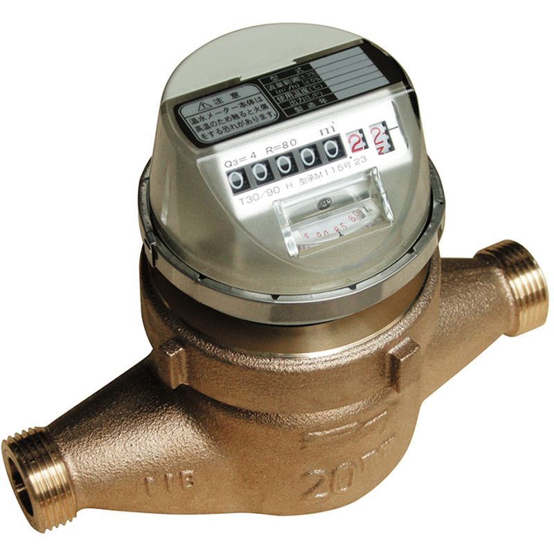 DPHD 電文出力式温水メーター 本体(温水パッキン付)