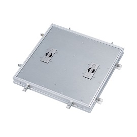 ホーコス TA-1PL アルミ フロアハッチ Pタイル用 ロック式 歩行用荷重