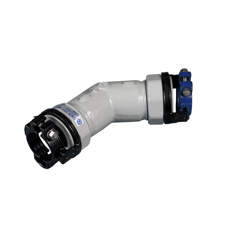 SKX-45 45°エルボ 水配管用鋼管x塩ビ管