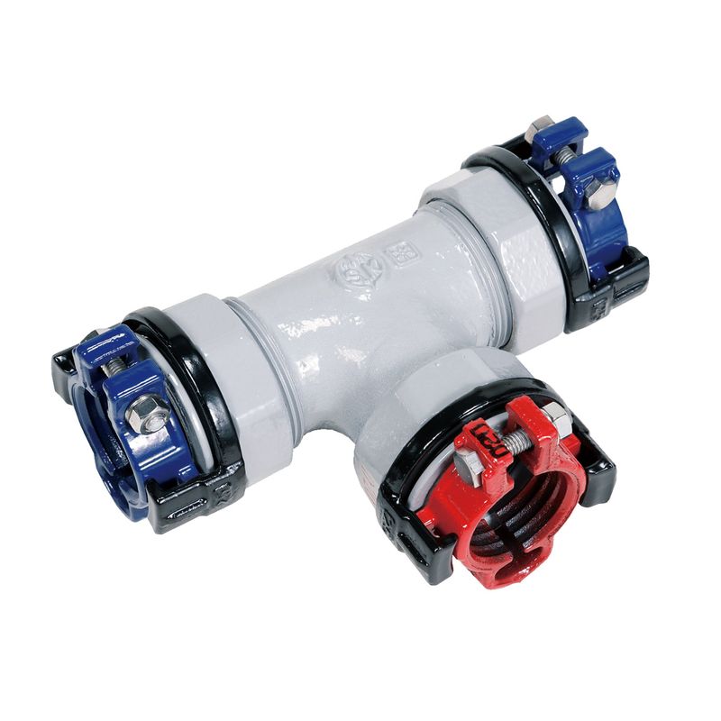 SKX-NT ナット付チーズ 塩ビ管x内外面被覆鋼管